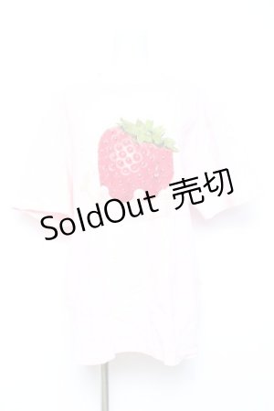 画像: Emily Temple cute / Creamy StrawberryBIGTシャツ  ピンク Y-26-02-17-035-ET-TS-SZ-ZY