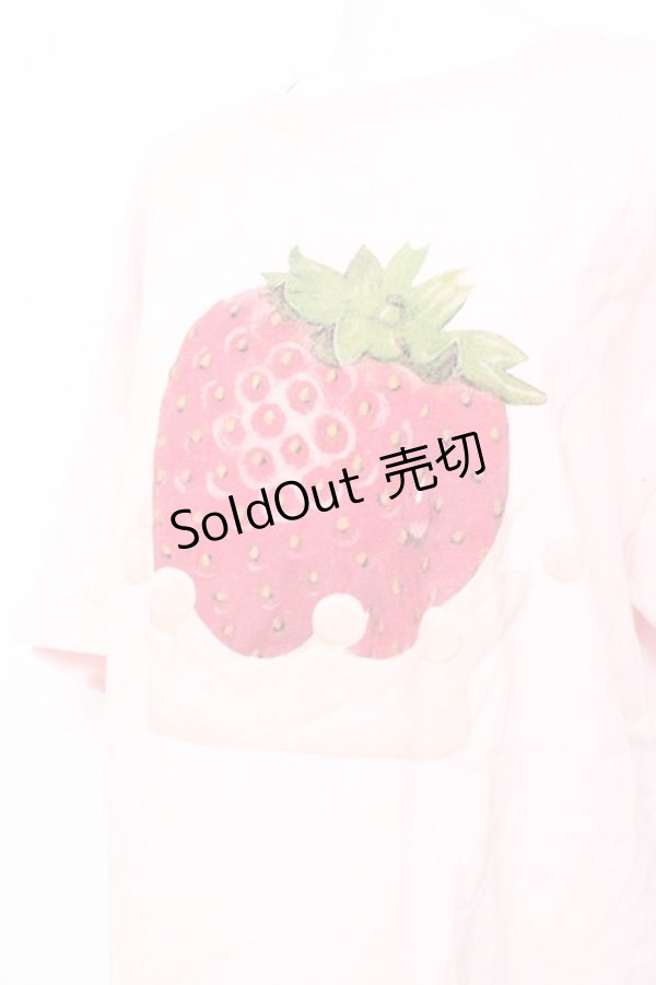 画像3: Emily Temple cute / Creamy StrawberryBIGTシャツ  ピンク Y-26-02-17-035-ET-TS-SZ-ZY (3)