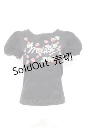 画像: MILK / パフBERRY Tee  黒 Y-26-02-17-039-ML-TS-SZ-ZY