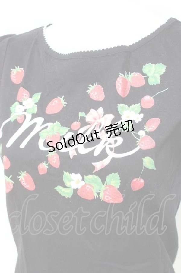 画像3: MILK / パフBERRY Tee  黒 Y-26-02-17-039-ML-TS-SZ-ZY (3)