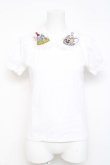 画像1: Nile Perch / TOM and JERRY ワッペンカットソー  白 Y-26-02-17-040-LO-TO-SZ-ZY (1)