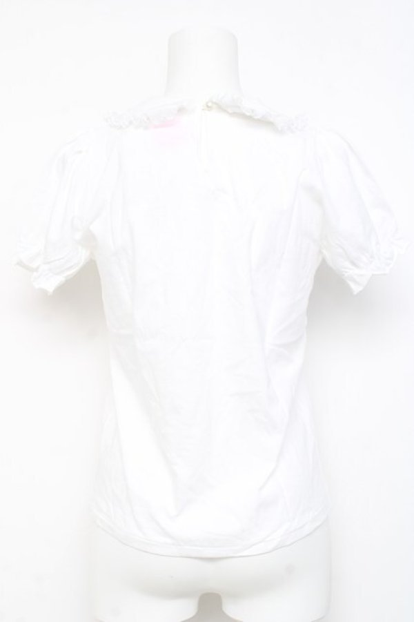 画像2: Nile Perch / TOM and JERRY ワッペンカットソー  白 Y-26-02-17-040-LO-TO-SZ-ZY (2)