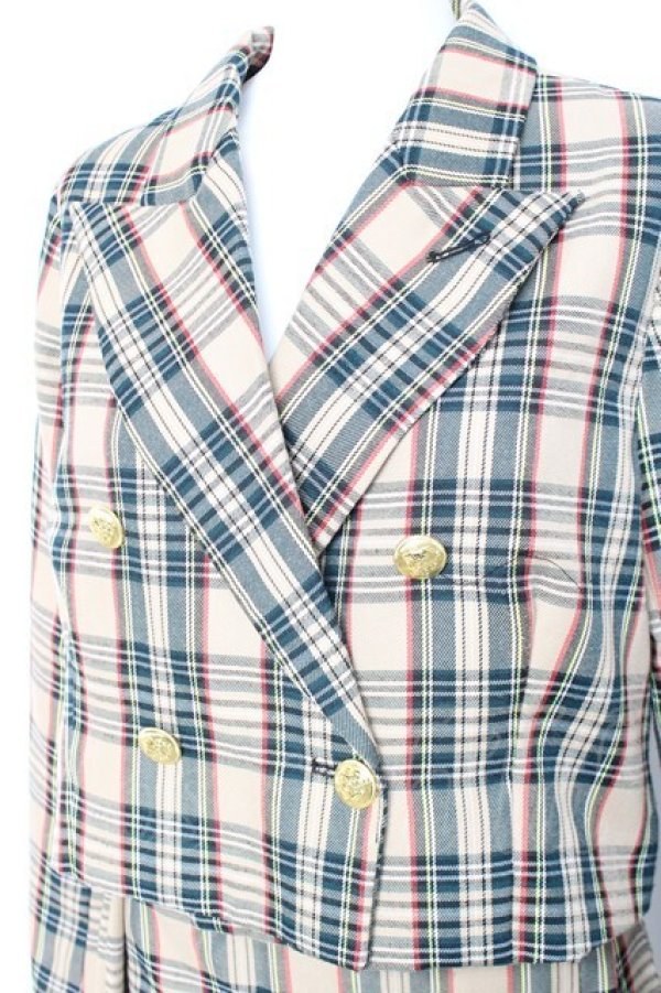 画像4: Meridian / チェック柄セットアップ F ベージュ Y-26-02-17-043-LO-OP-SZ-ZY (4)