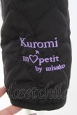 画像3: m petit by misako / クロミタフタハートキルトジャケット L 中黒 Y-26-02-17-045-LO-JA-SZ-ZY (3)