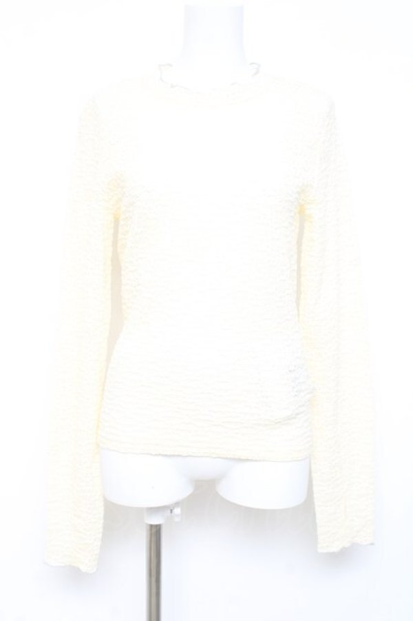 画像1: merry jenny / floralストレッチレーストップス F アイボリー Y-26-02-17-048-LO-TO-SZ-ZY (1)