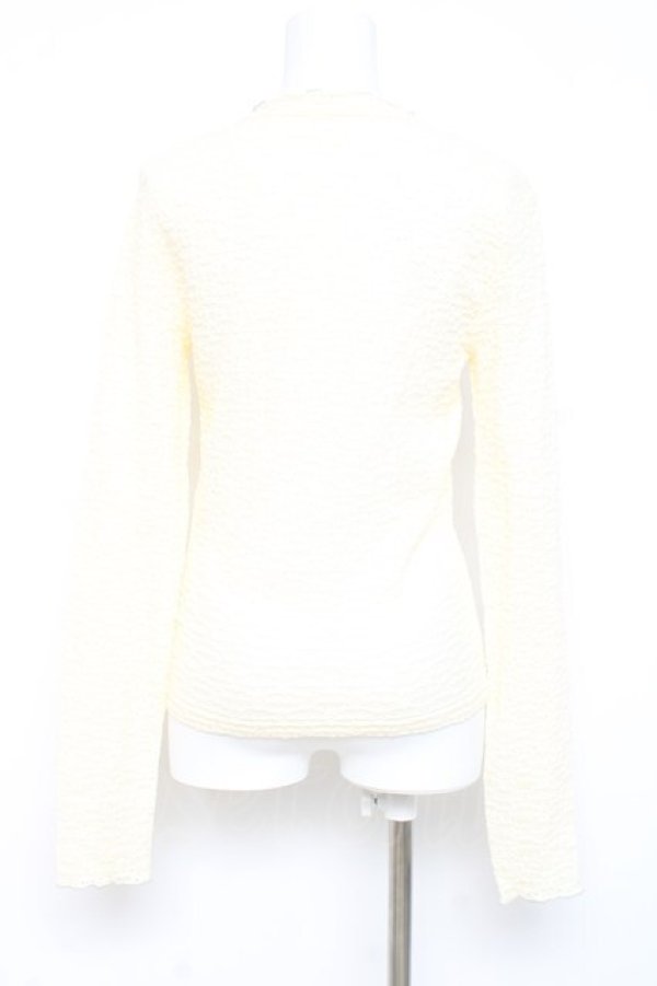 画像2: merry jenny / floralストレッチレーストップス F アイボリー Y-26-02-17-048-LO-TO-SZ-ZY (2)