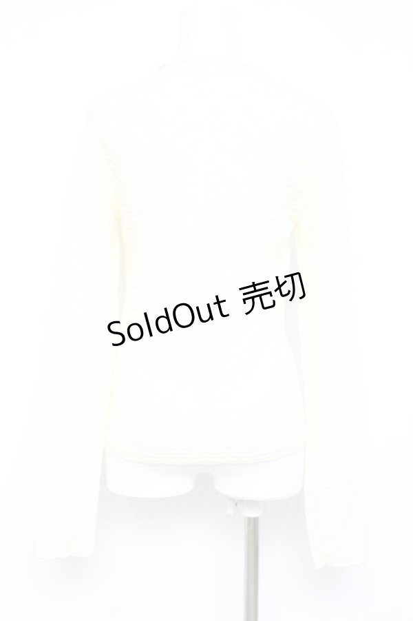 画像2: merry jenny / floralストレッチレーストップス F アイボリー Y-26-02-17-048-LO-TO-SZ-ZS (2)