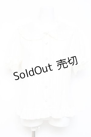 画像: lolitimes / 刺繍フリルブラウス  白 Y-26-02-17-049-LO-BL-SZ-ZY