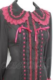 画像5: Vallee lys / Dreams Ladder Lace Long Sleeved Blouse  ブラック×ワイン Y-26-02-17-052-GO-BL-SZ-ZY (5)