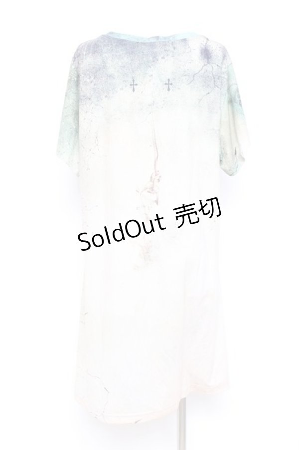 画像2: Ozz Croce / いかさんコラボフロントクロスTシャツ  ベージュ Y-26-02-17-054-OO-TO-SZ-ZY (2)