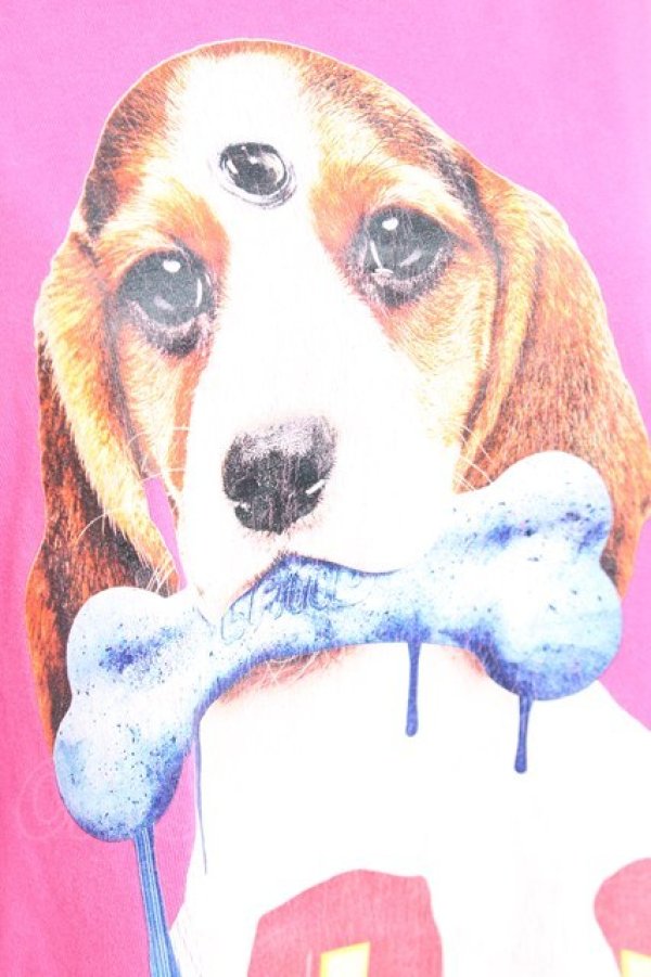画像4: LAND by MILKBOY / 生 GALFY TEE 大型犬(XL) ピンク Y-26-02-17-056-MB-TO-SZ-ZY (4)