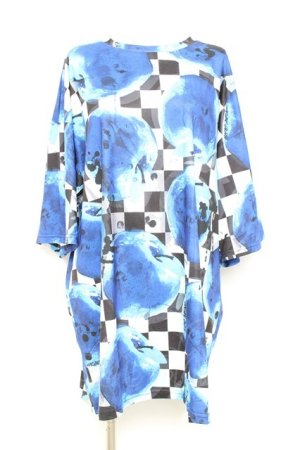 画像: ACDC RAG / CアップルヒュージTシャツ  青 Y-26-02-17-060-PU-TO-SZ-ZY