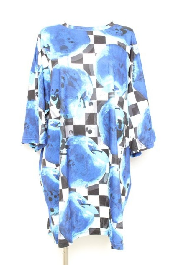 画像1: ACDC RAG / CアップルヒュージTシャツ  青 Y-26-02-17-060-PU-TO-SZ-ZY (1)