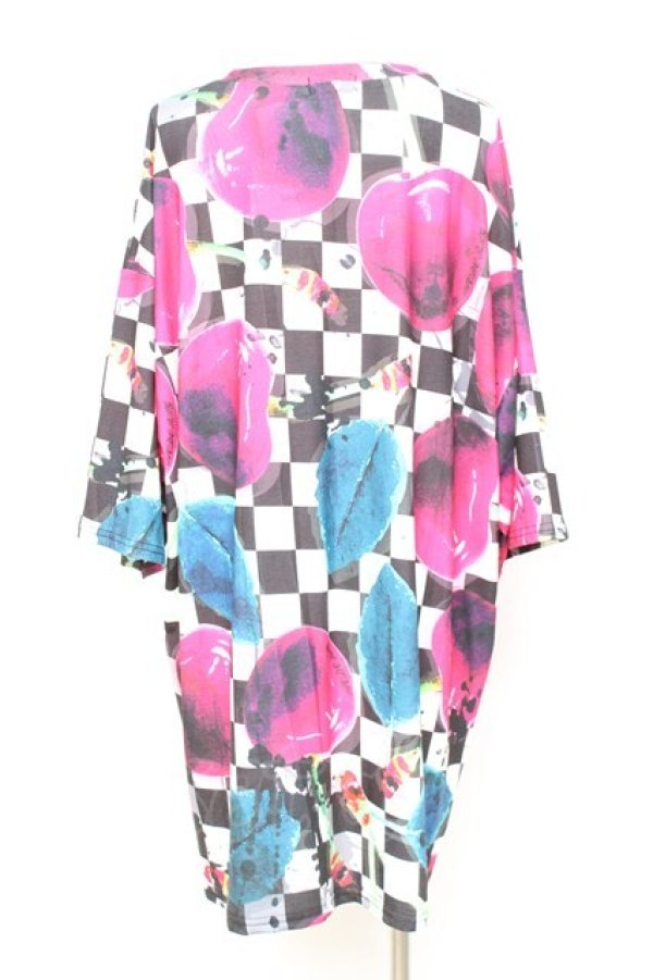 画像2: ACDC RAG / CチェリーヒュージTシャツ  ブラック Y-26-02-17-061-PU-TO-SZ-ZY (2)