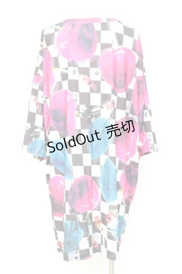 画像2: ACDC RAG / CチェリーヒュージTシャツ  ブラック Y-26-02-17-061-PU-TO-SZ-ZS (2)