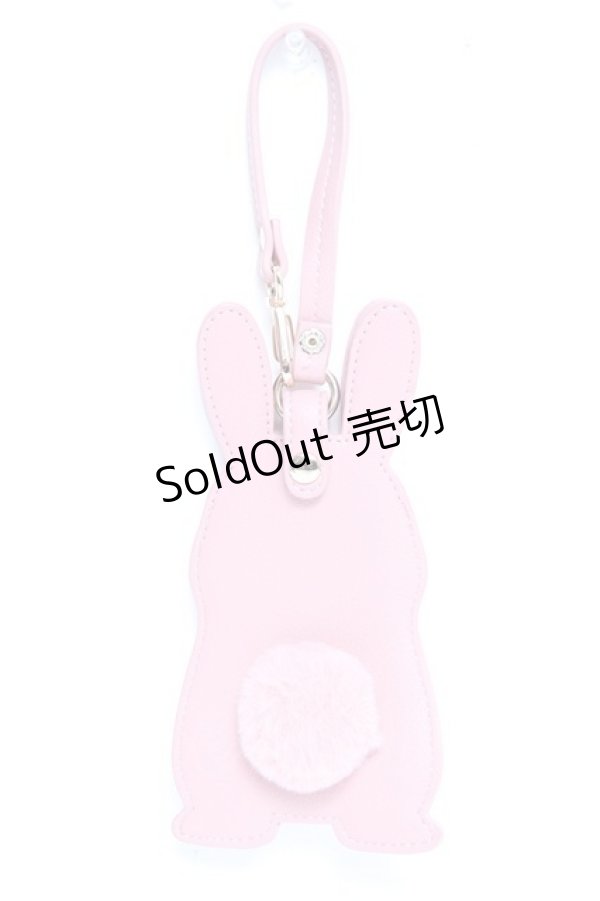 画像2: Maison de FLEUR / ラビットカードケース F ピンク Y-26-02-17-001-LO-ZA-SZ-ZY (2)