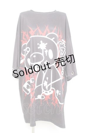 画像: ACDC RAG / ダークグルーミー リングヒュージT  黒 Y-26-02-17-063-PU-TO-SZ-ZY