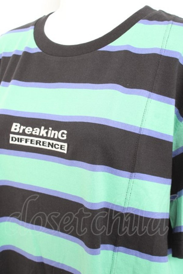 画像3: RNA / ボーダーカットワンピース M 黒×緑×紫 Y-26-02-17-068-PU-OP-SZ-ZY (3)