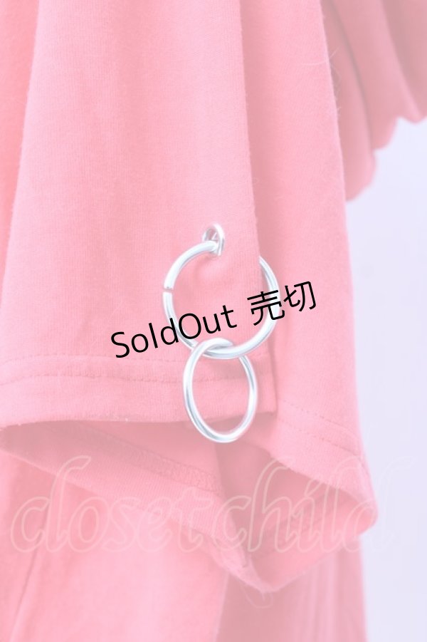 画像3: LISTEN FLAVOR / 黒猫袖リングパーカー F 赤 Y-26-02-17-070-PU-TO-SZ-ZY (3)