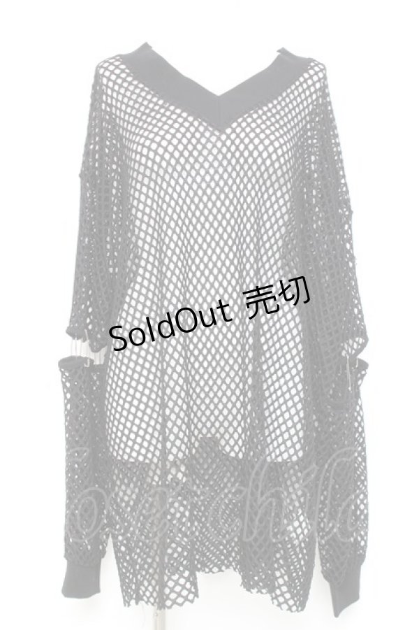 画像1: REFLEM / セパレートスリーブメッシュL/S Tee F ブラック Y-26-02-17-071-PU-TS-SZ-ZY (1)