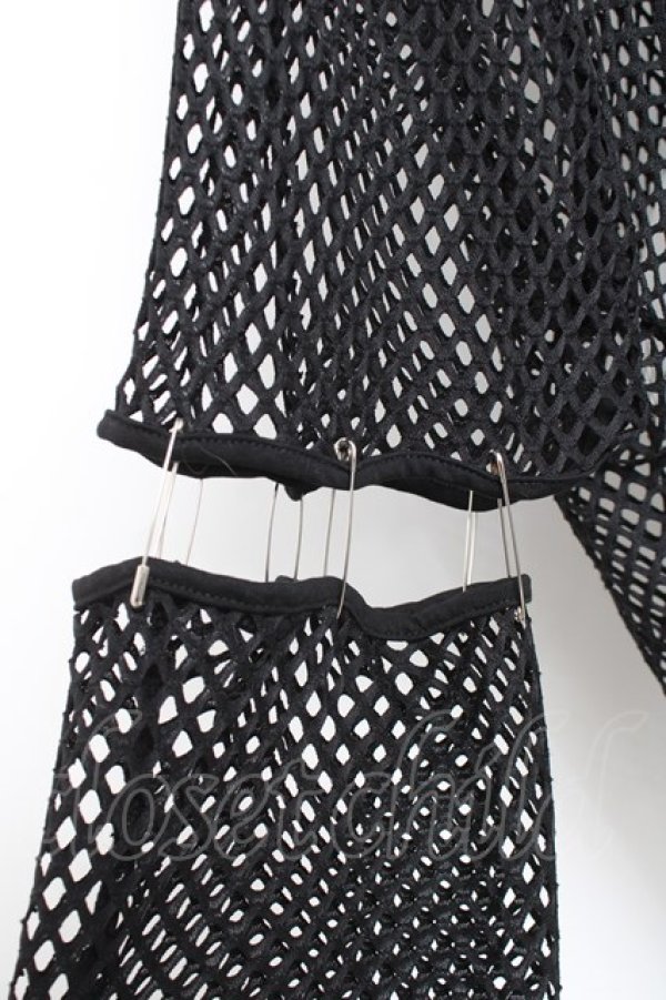 画像3: REFLEM / セパレートスリーブメッシュL/S Tee F ブラック Y-26-02-17-071-PU-TS-SZ-ZY (3)