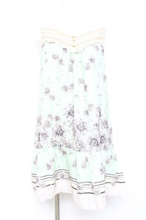 画像: axes femme / デイジー柄チュニック M ミント Y-26-02-17-076-AX-OP-SZ-ZY