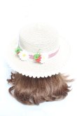 画像3: LOLITAその他 / いちごとマーガレットの麦わら帽子  ベージュ Y-26-02-17-009-LO-AC-SZ-ZY (3)