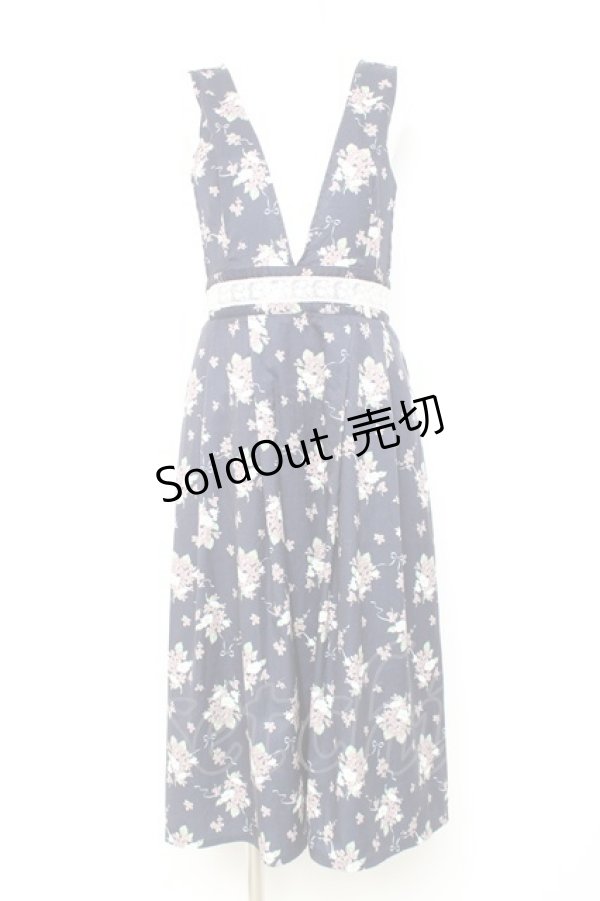 画像1: axes femme / 2023年福袋ワンピース F 紺 Y-26-02-17-078-AX-OP-SZ-ZY (1)