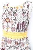 画像3: axes femme NOSTALGIE / 総刺繍オーガンジーワンピース M キナリ Y-26-02-17-081-AX-OP-SZ-ZY (3)