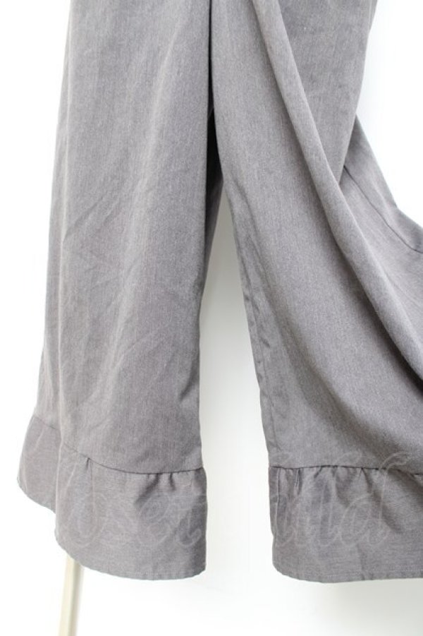 画像4: axes femme / Vフリルサロペット M グレー Y-26-02-17-082-AX-PA-SZ-ZY (4)