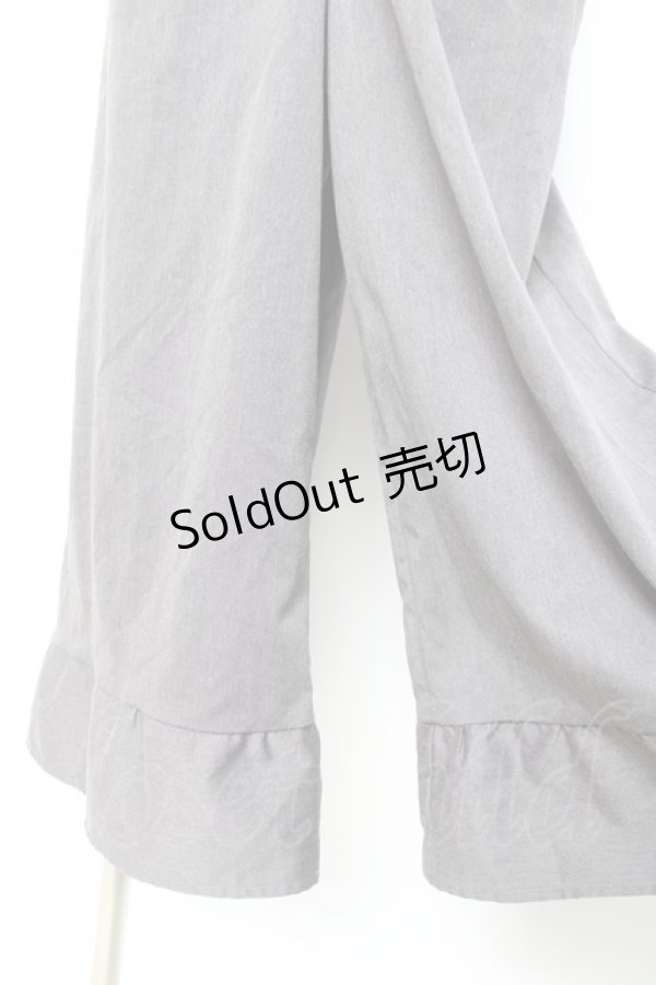 画像4: axes femme / Vフリルサロペット M グレー Y-26-02-17-082-AX-PA-SZ-ZY (4)