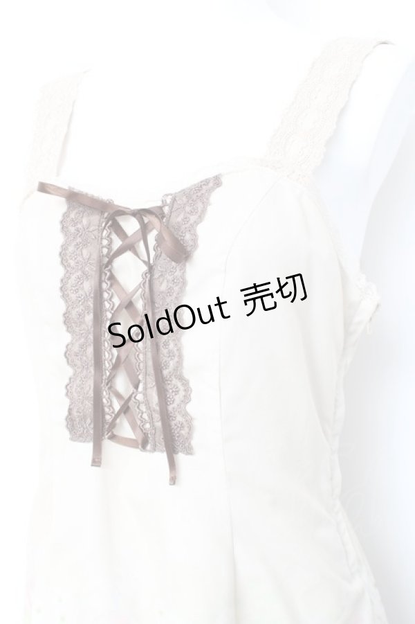 画像3: axes femme / 裾グラデ花柄ワンピース M ベージュ Y-26-02-17-086-AX-OP-SZ-ZS (3)