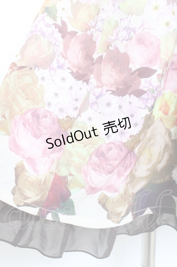 画像4: axes femme / 裾グラデ花柄ワンピース M ベージュ Y-26-02-17-086-AX-OP-SZ-ZS (4)