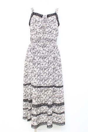 画像: axes femme / 小花柄キャミワンピース M 黒 Y-26-02-17-087-AX-OP-SZ-ZY