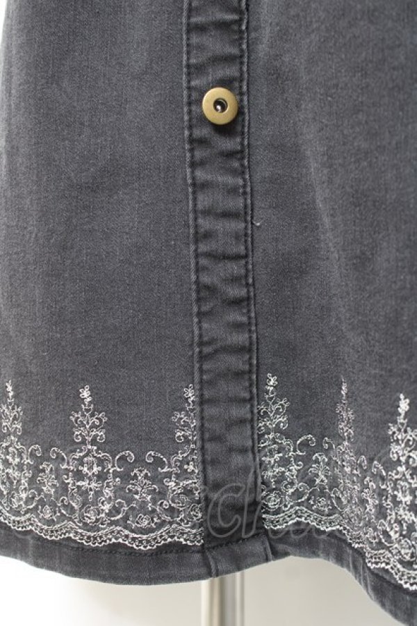 画像3: axes femme / 前ボタンワンピース M 黒 Y-26-02-17-092-AX-OP-SZ-ZY (3)