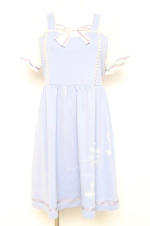 画像: axes femme / 時計プリントカットワンピース M ラベンダー Y-26-02-17-097-AX-OP-SZ-ZY