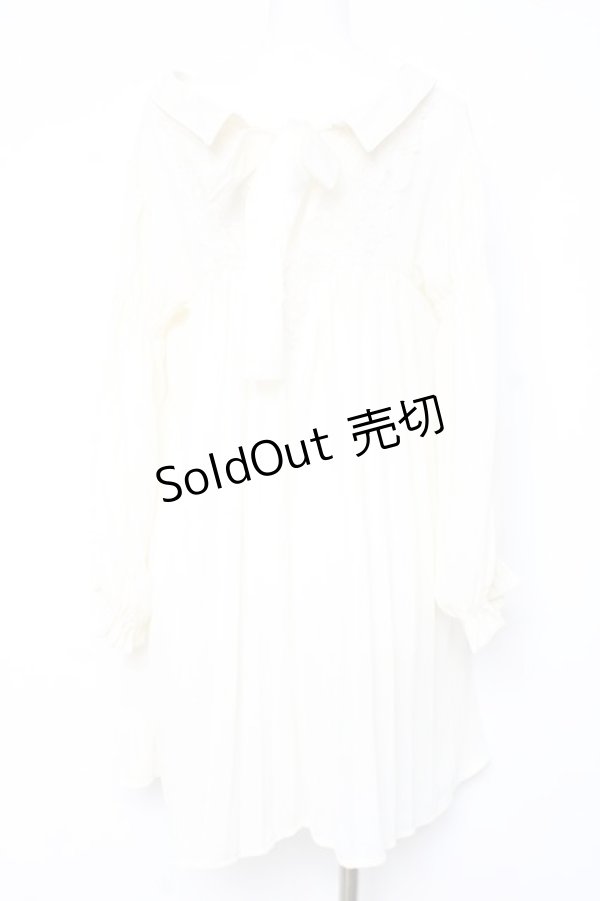 画像2: axes femme / シフォンロングシャツ  生成り Y-26-02-17-102-AX-TO-SZ-ZY (2)