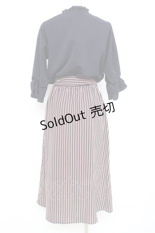 画像2: axes femme / ブラウスドッキングワンピース M 紺 Y-26-02-17-103-AX-OP-SZ-ZY (2)