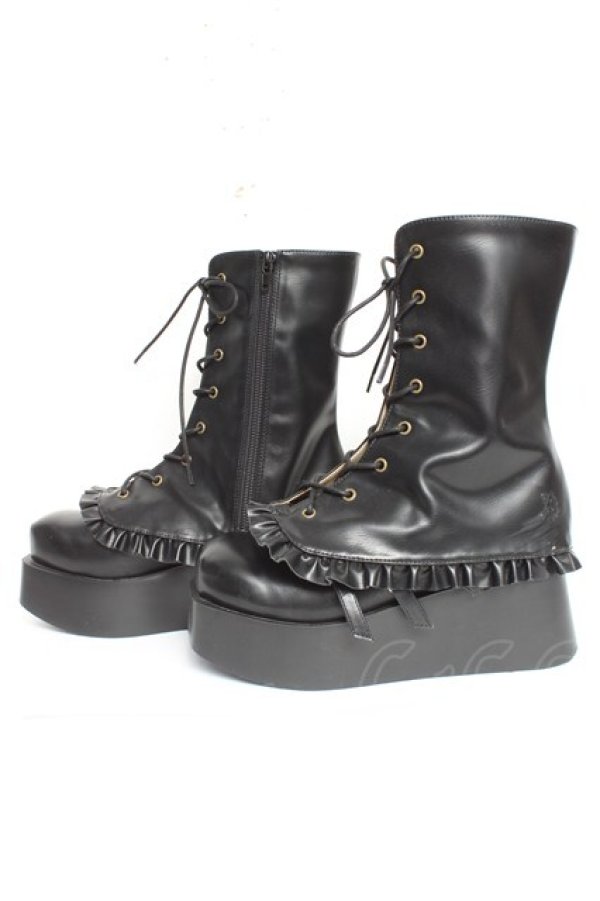 画像2: ALICE and the PIRATES / Evelyn 2 Wayシューズ M 黒 Y-26-02-17-011-PA-SH-SZ-ZY (2)