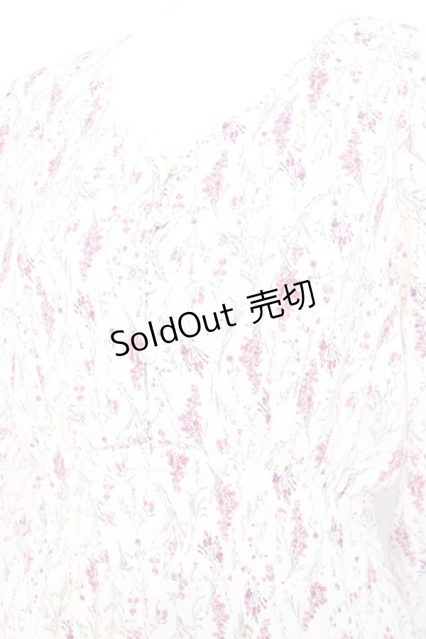 画像3: axes femme POETIQUE / フラワーティアードロングワンピース M イエロー Y-26-02-17-107-AX-OP-SZ-ZY (3)