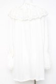 画像2: axes femme / フリルブラウス F 白 Y-26-02-17-115-AX-BL-SZ-ZY (2)