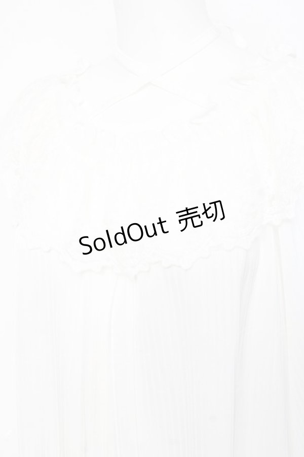 画像3: axes femme / フリルブラウス F 白 Y-26-02-17-115-AX-BL-SZ-ZI (3)