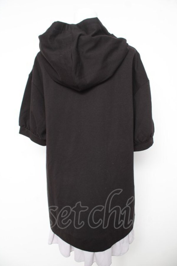 画像2: axes femme POETIQUE / パーカーワンピース M 黒 Y-26-02-17-123-AX-OP-SZ-ZY (2)