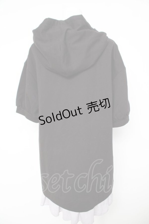 画像2: axes femme POETIQUE / パーカーワンピース M 黒 Y-26-02-17-123-AX-OP-SZ-ZS (2)