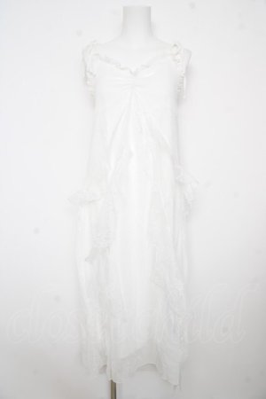 画像: axes femme / バラモチーフキャミワンピース F 白 Y-26-02-17-128-AX-OP-SZ-ZY