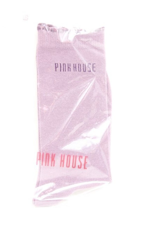 画像1: PINK HOUSE / ロゴソックス  ラベンダー Y-26-02-17-002-LO-ZA-SZ-ZY (1)