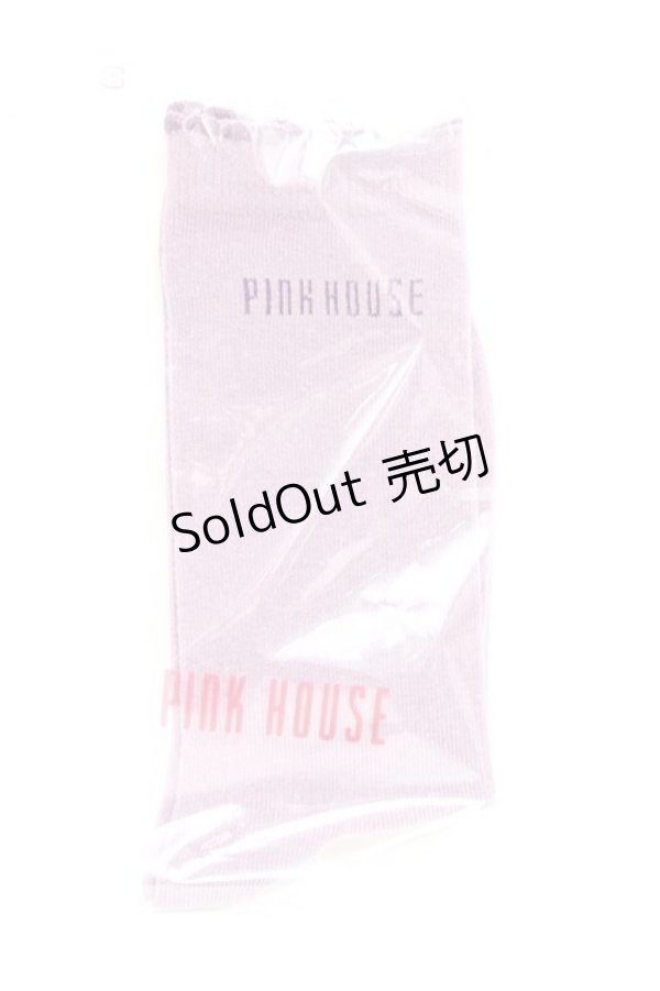 画像1: PINK HOUSE / ロゴソックス  ラベンダー Y-26-02-17-002-LO-ZA-SZ-ZT636-F005 (1)