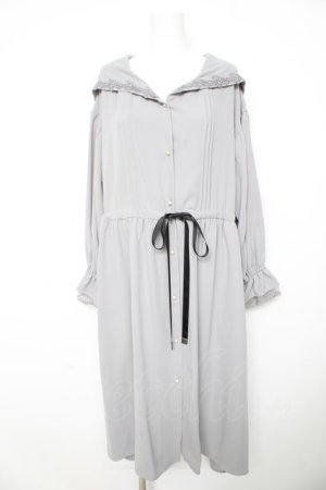 画像: axes femme / フード付ロングコート M グレー Y-26-02-17-139-AX-OP-SZ-ZY