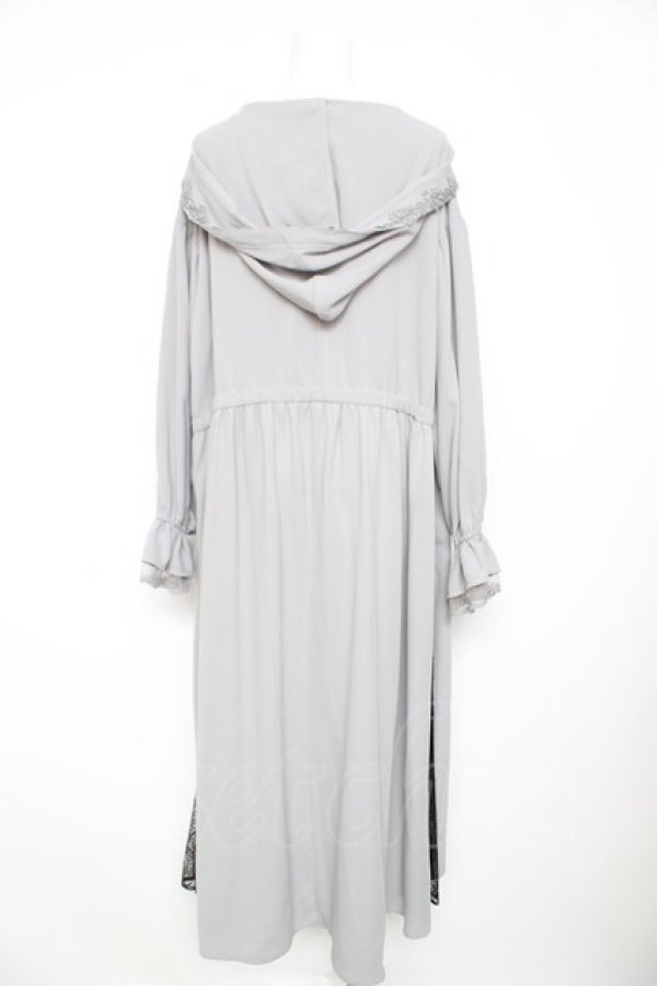 画像2: axes femme / フード付ロングコート M グレー Y-26-02-17-139-AX-OP-SZ-ZY (2)