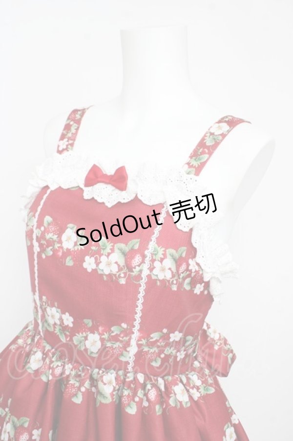 画像3: Chalmiere / ベイクドベリージャンパースカート M 赤 Y-26-02-17-142-LO-OP-SZ-ZY (3)